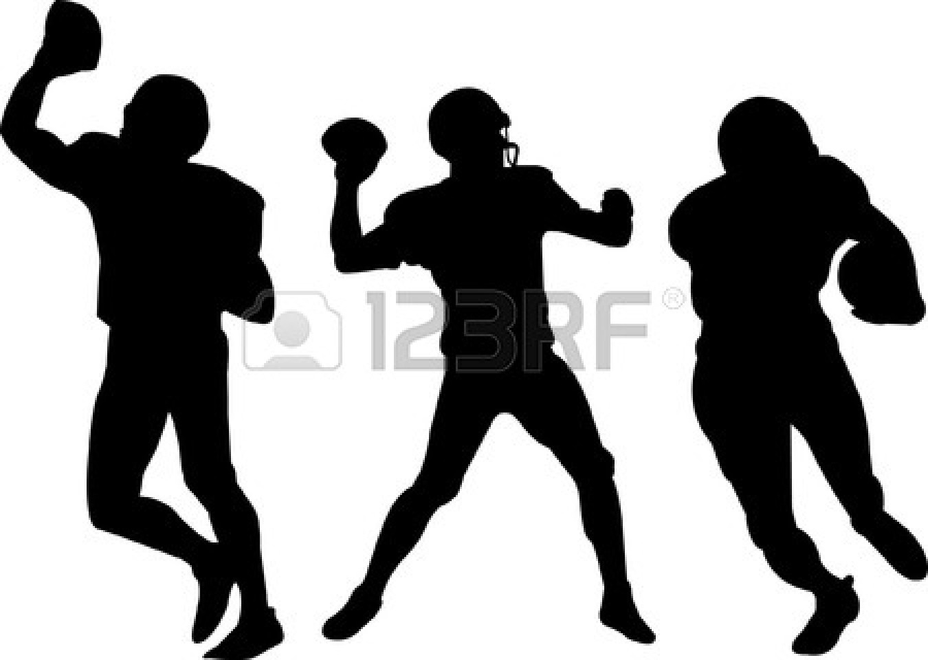 American Football Silhouette Pictures to Pin on Pinterest.