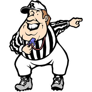 American Football Referee Clipart.