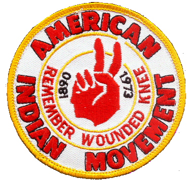 American Indian Movement logo.