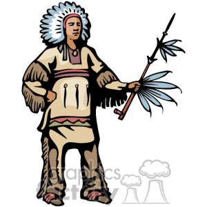 American Indian Chief Clipart.