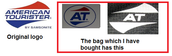 aruls scribblings: Duplicate American Tourister Bags: Worst.