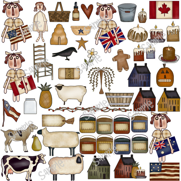 Free Primitive Country Cliparts, Download Free Clip Art.