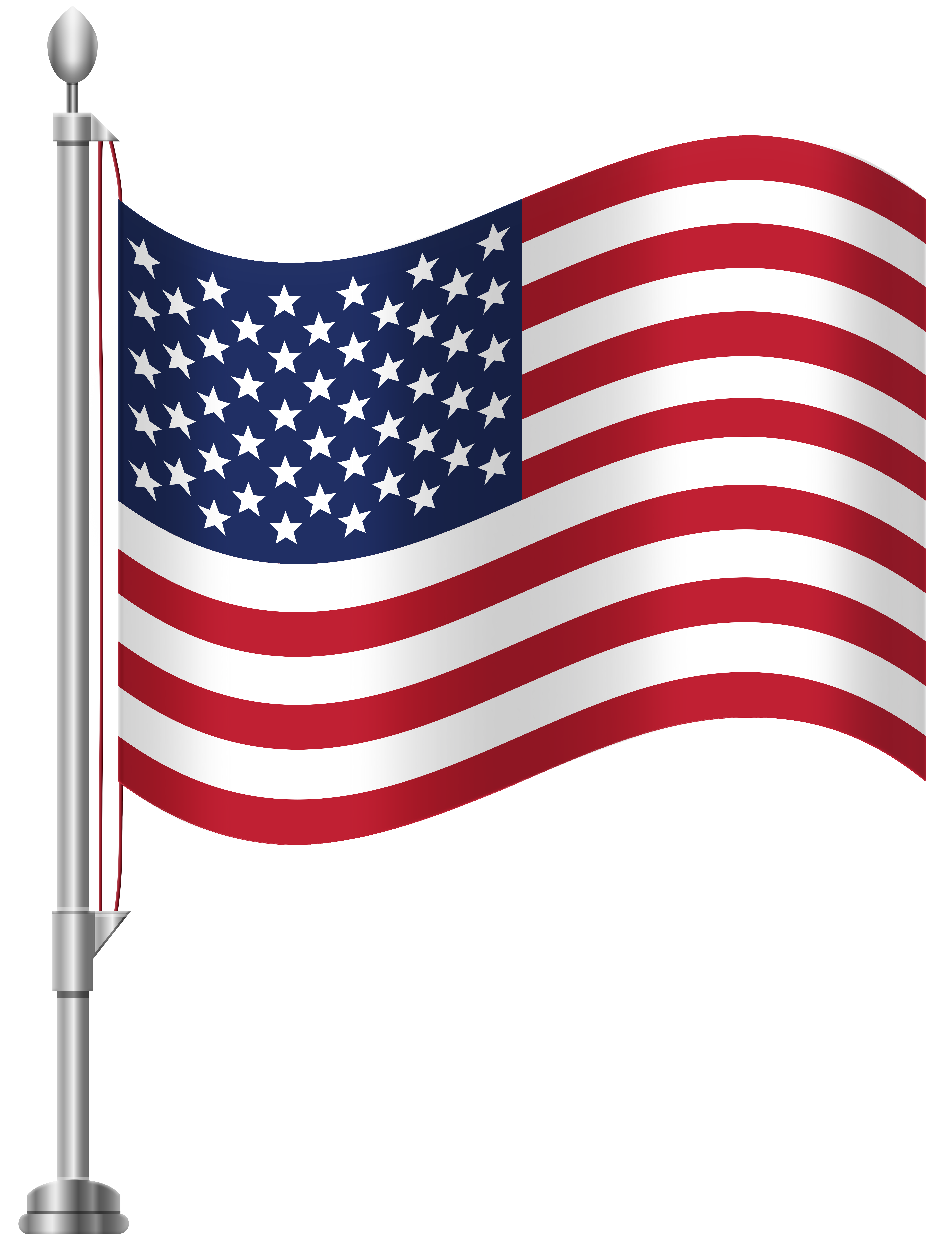 United States of America Flag PNG Clip Art.