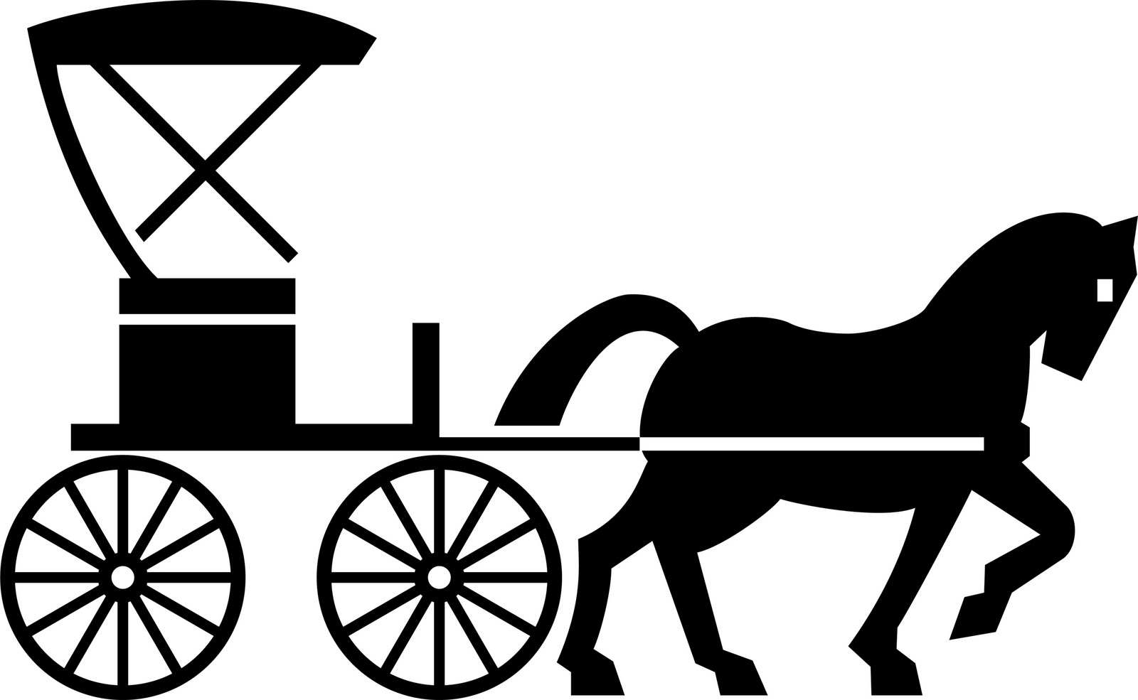 Amish buggy clipart.
