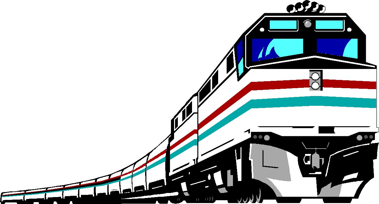 Amtrak clipart.