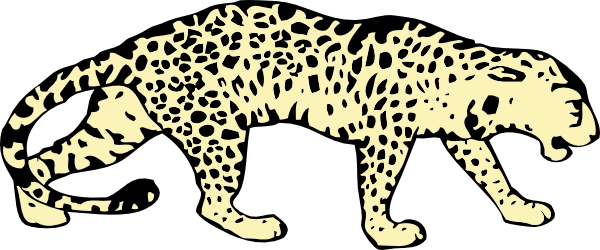 Amur Leopard Clipart.