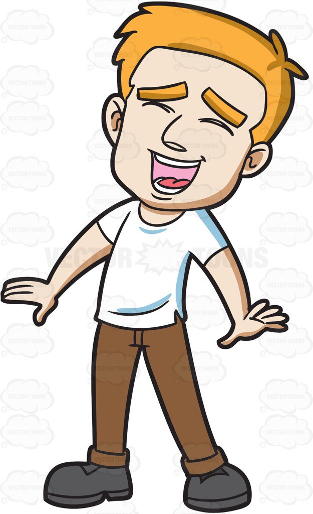 Laughing Man Clipart.