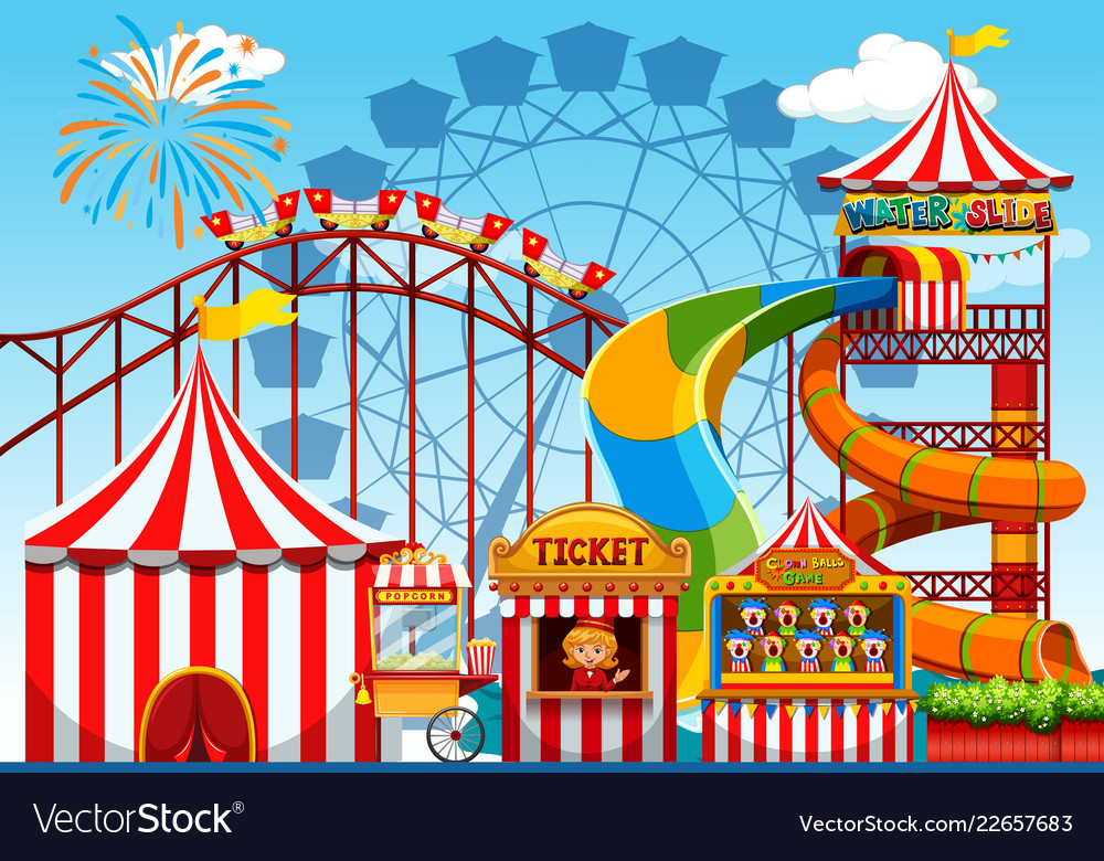 Amusement Park Clipart Vector 10 Free Cliparts Download Images On 