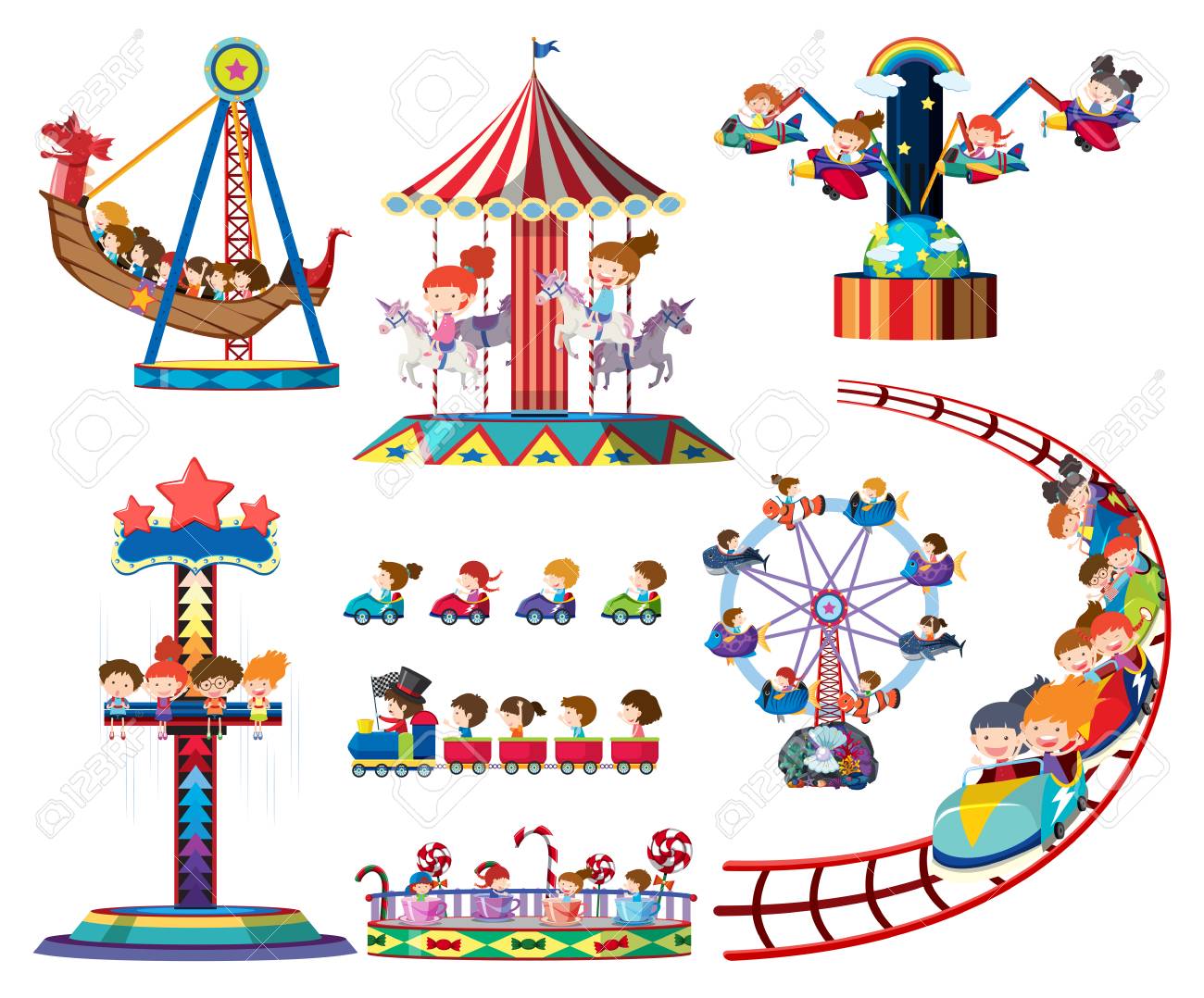 free carnival rides clipart