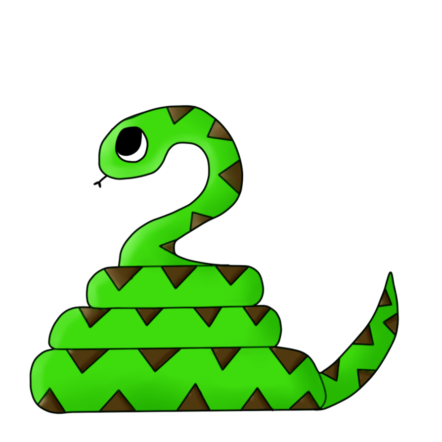 Snake Runner Animation Clip art.