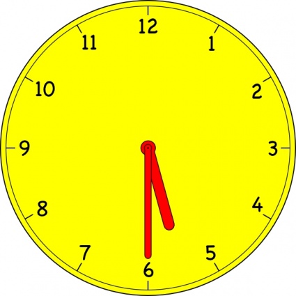 Analog Clock Clipart.