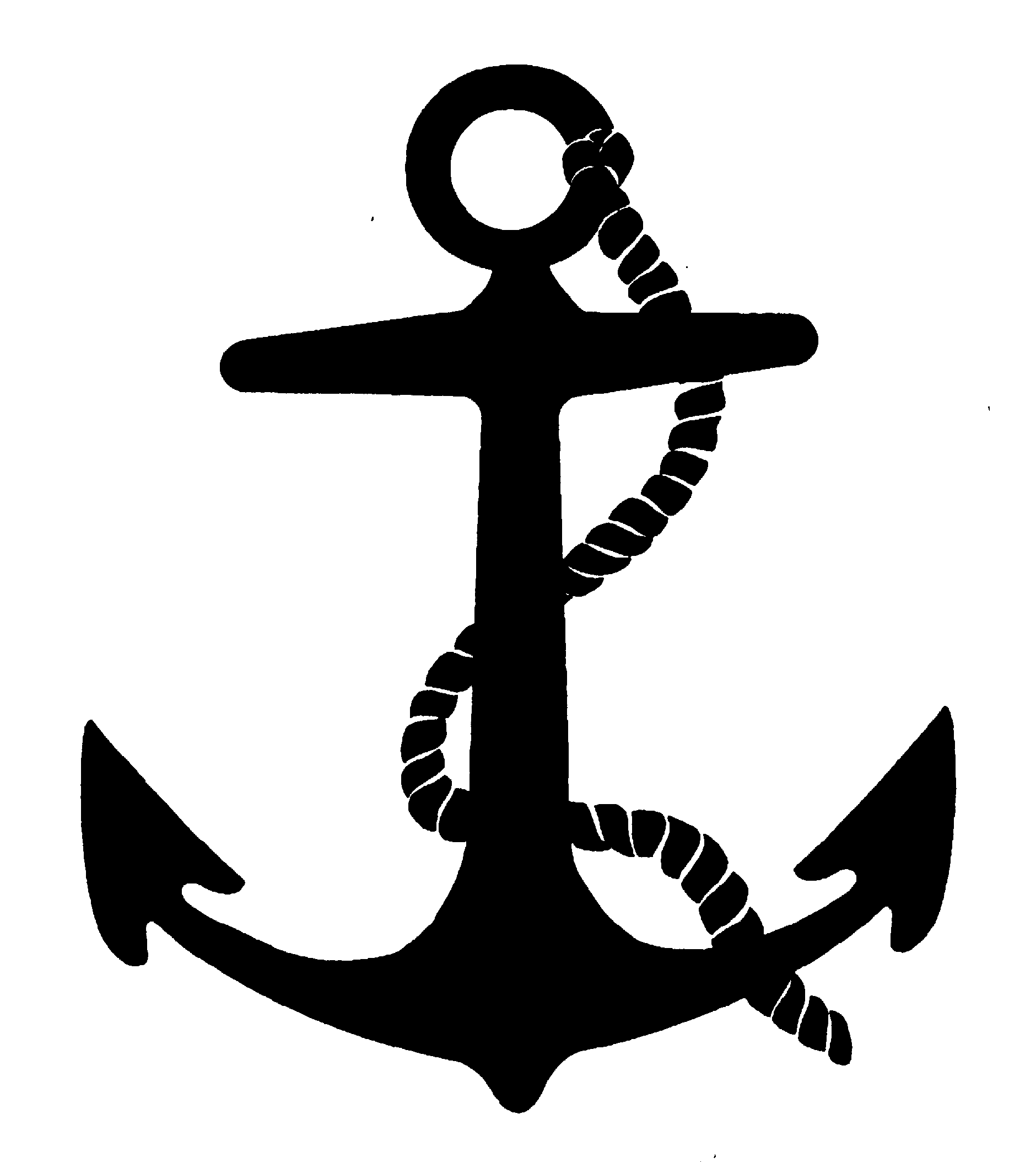 Anchor Clipart Black And White.