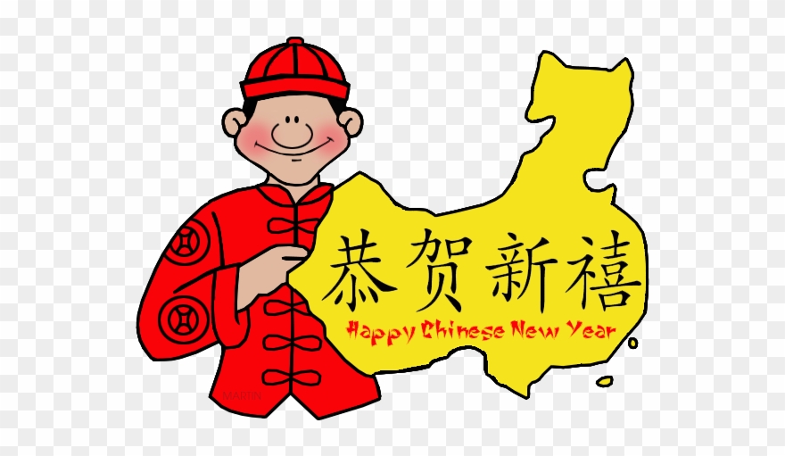 Happy Chinese New Year Map.