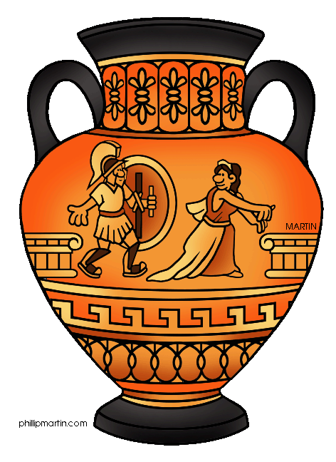 Ancient pottery clipart.