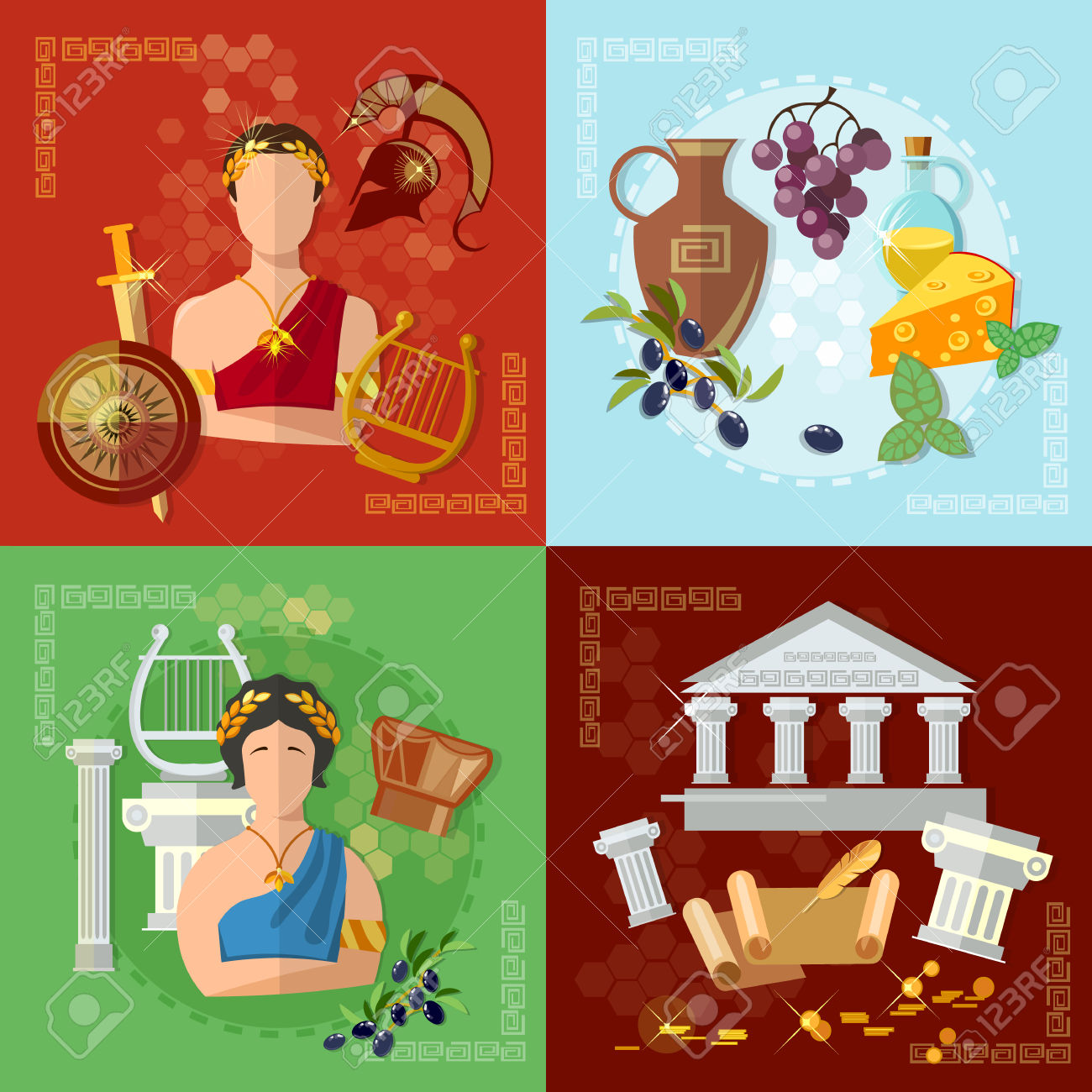 5,692 Ancient Column Stock Vector Illustration And Royalty Free.