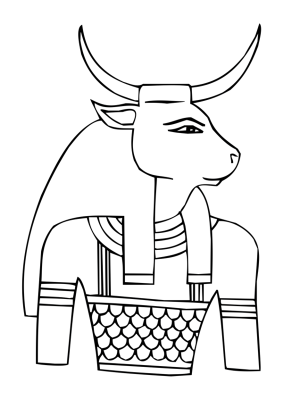 Egyptian Gods Clipart.