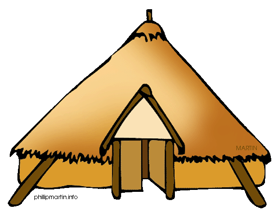 Ancient House Clipart.