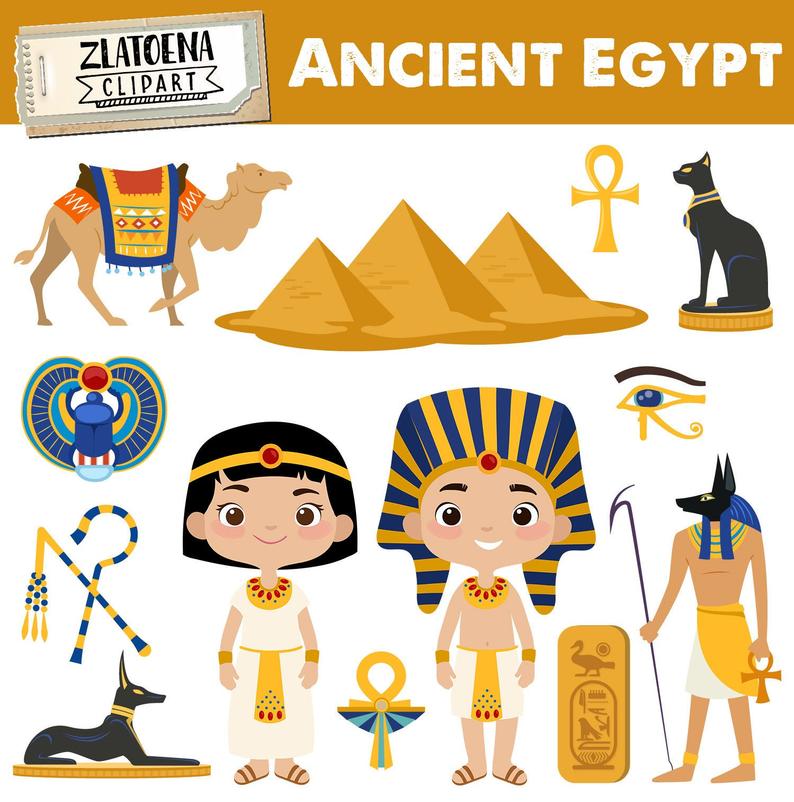 Egypt Clip art Ancient Egypt Clipart Travel clipart Egyptian clip art  Pharaoh Pyramids clipart Camel Egypt graphics Scarab Beetle.