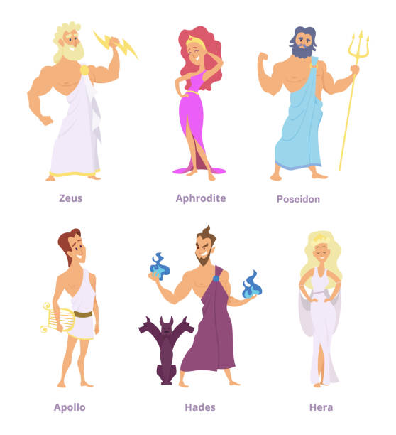 Best Greek Gods Illustrations, Royalty.