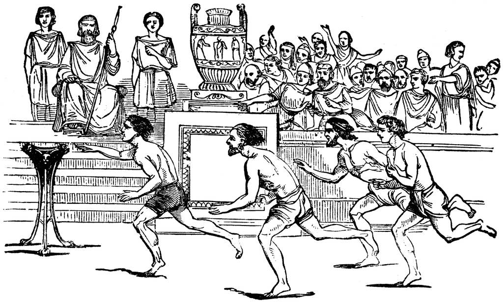 Ancient Olympics Clipart.