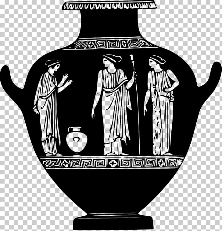 Pottery of ancient Greece Vase, greece PNG clipart.