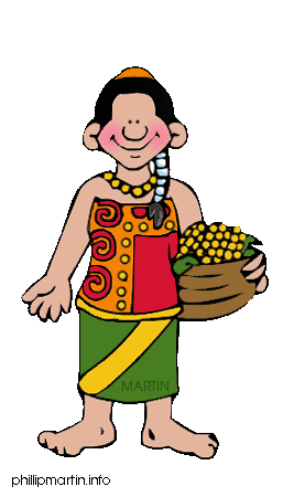 Ancient Mayan People Clipart.