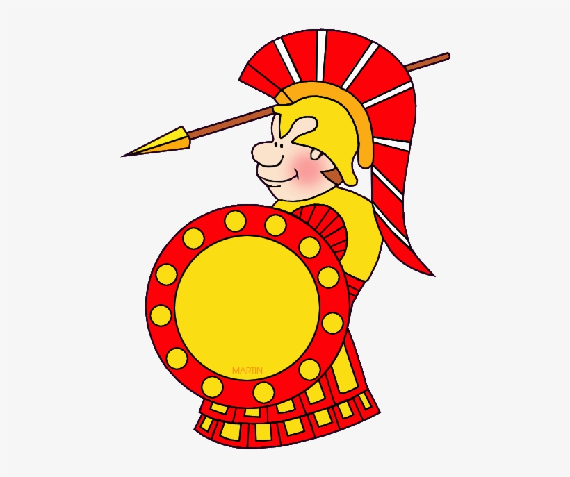 Roman Soldier Clipart.
