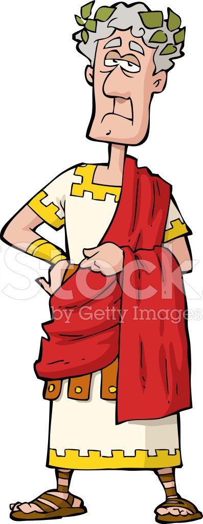 The Roman emperor Clipart Image.