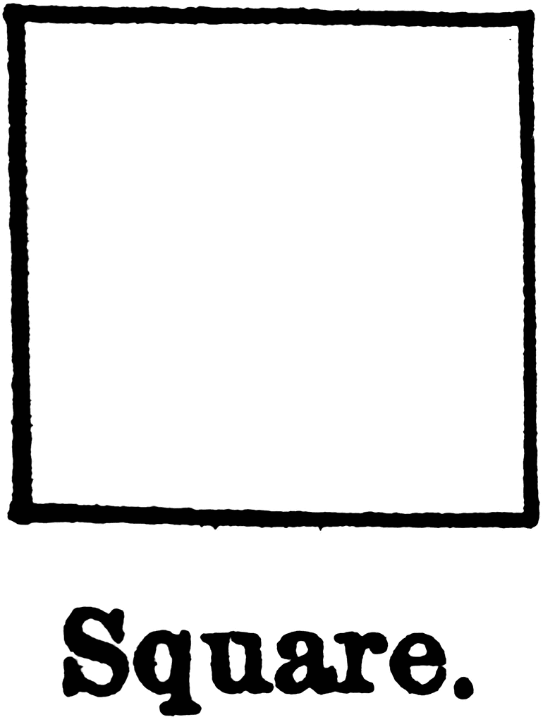 Square Outline Clipart.