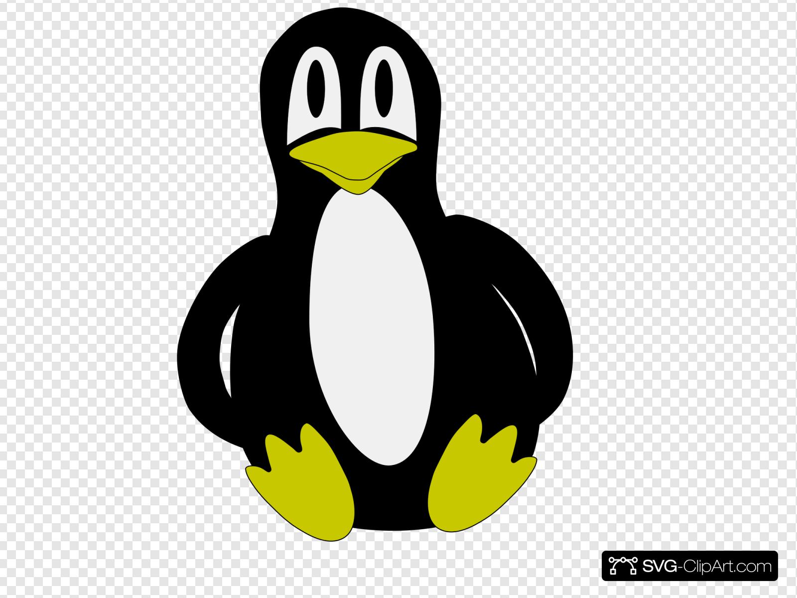 Svg Пингвин рисунок