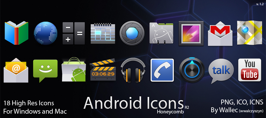 Android R2 icons by.