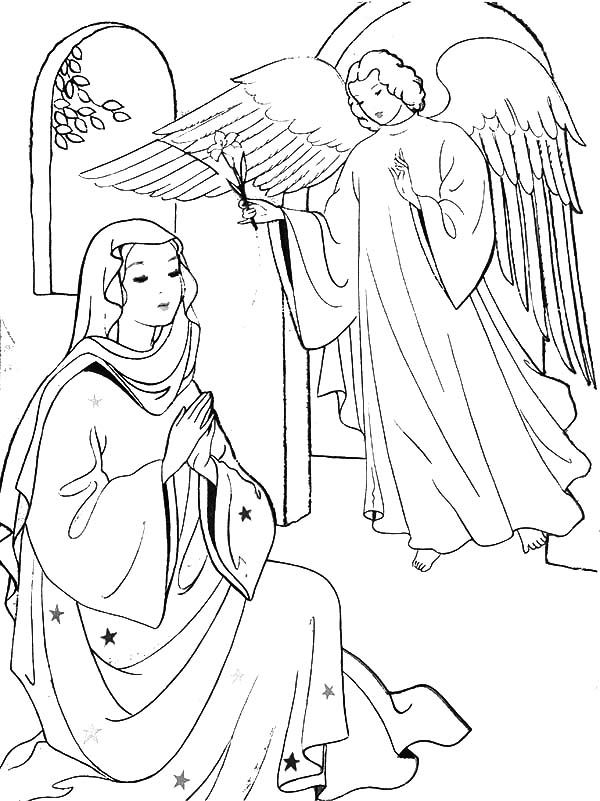 Angel Appears to Mary and Joseph and Tell Them about Birth.