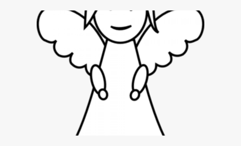 Angels Clipart Outline.