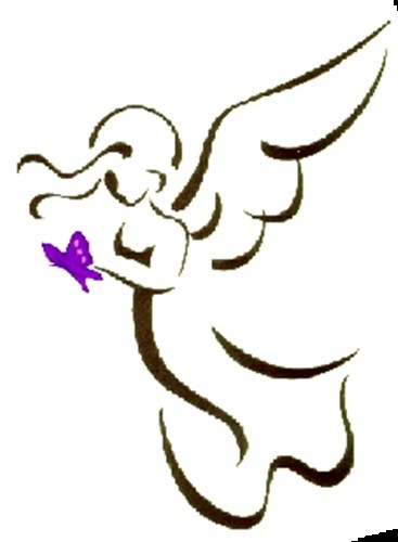 Free Angel Outlines, Download Free Clip Art, Free Clip Art.