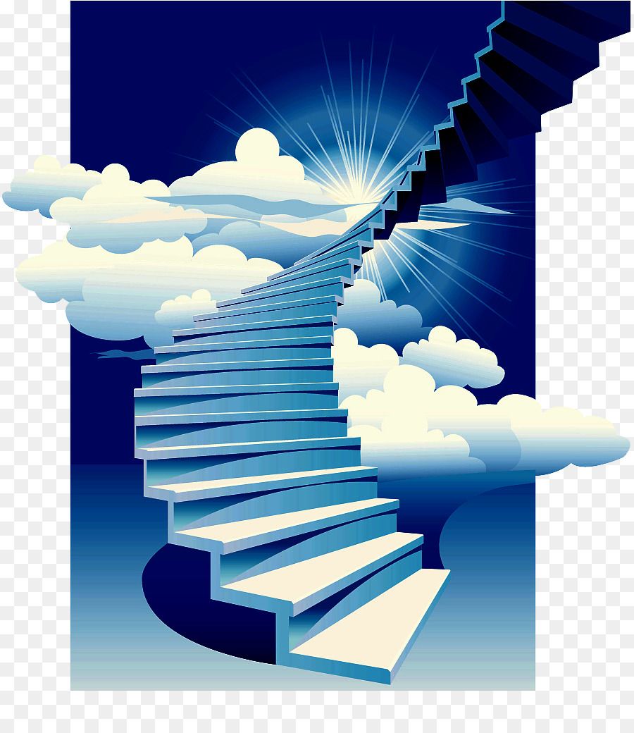 Stairs Stairway to Heaven Building Clip art.