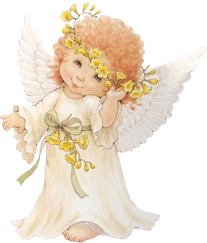 Cute Angel Free Clipart.