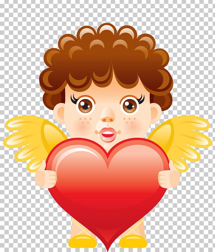 Angel Heart Cupid PNG, Clipart, Angel, Angels, Art, Beak.