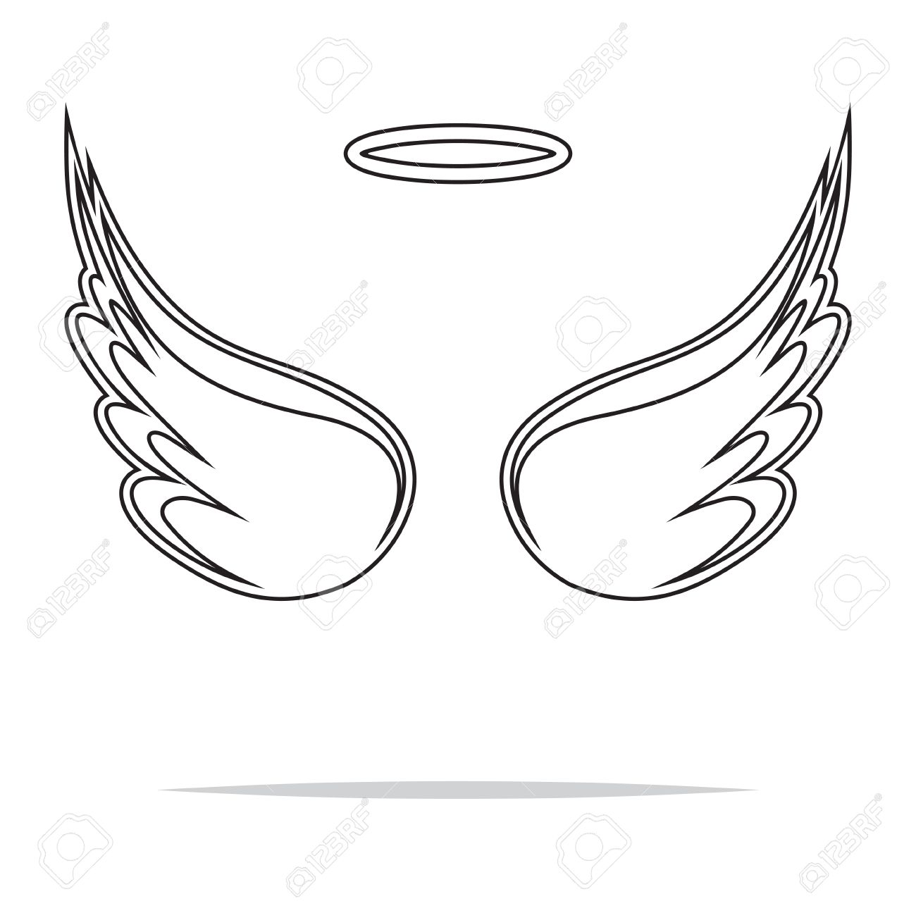 Angel wings clipart free 4 » Clipart Station.