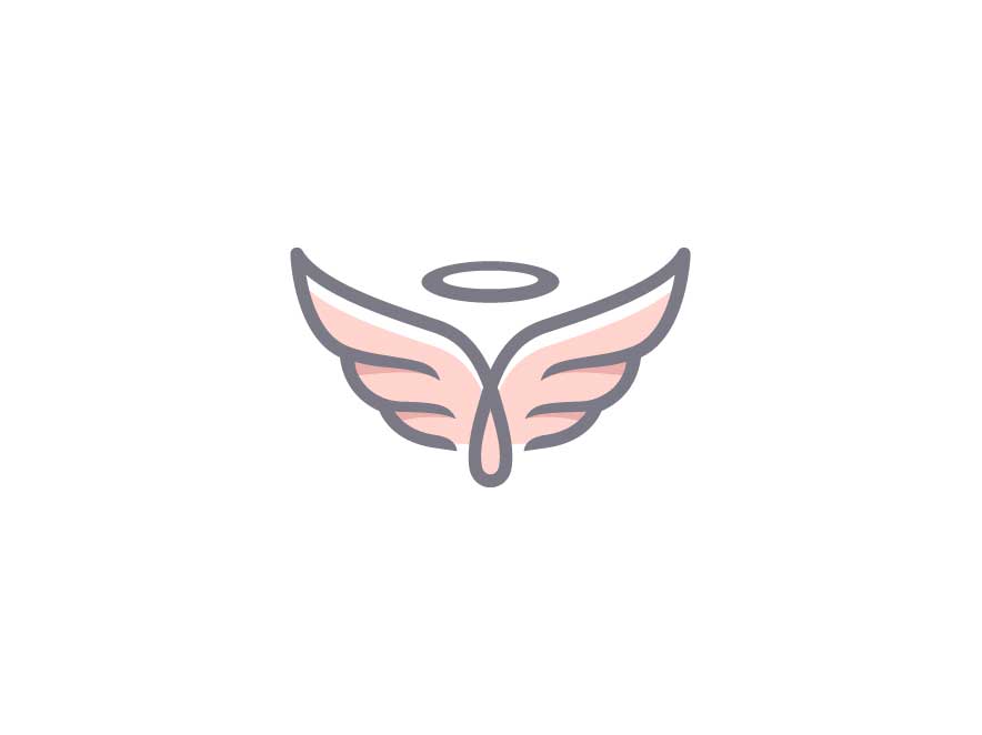 Angel wings Logos.