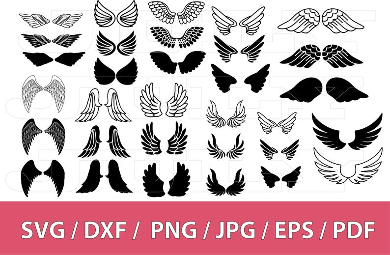 Download angel wing pictures clip art 20 free Cliparts | Download images on Clipground 2021