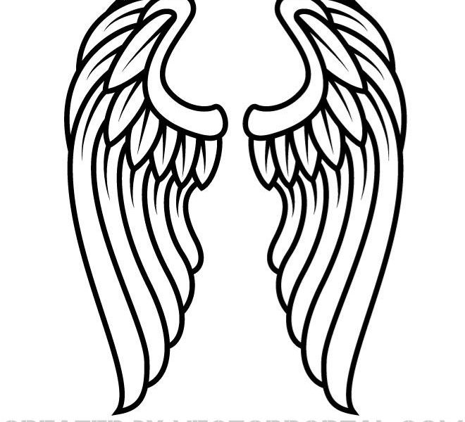 White Angel Wings Clip Art