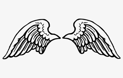 Free Angel Wings Png Clip Art with No Background.