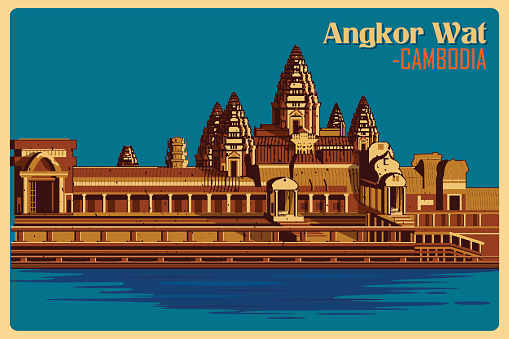 Angkor wat clipart.