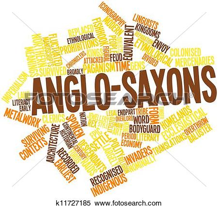 Stock Illustration of Word cloud for Anglo.