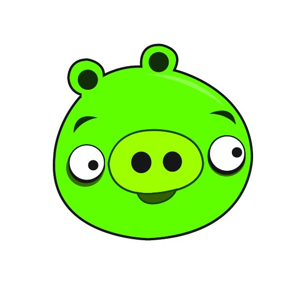 Angry Bird Pig Clipart.