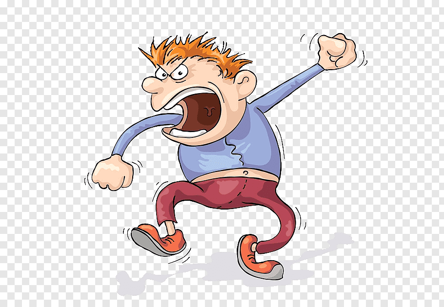 Animated angry man, Screaming Anger Cartoon, Angry man free.