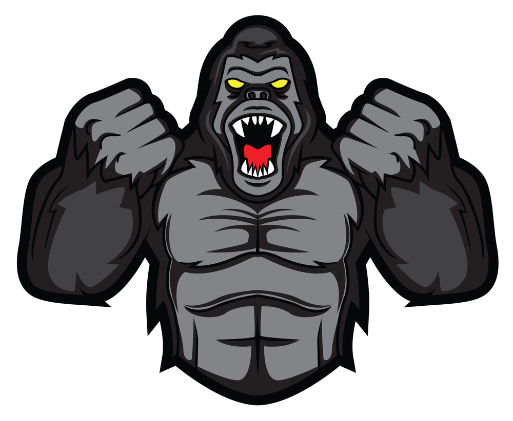 Gorilla Clipart Angry