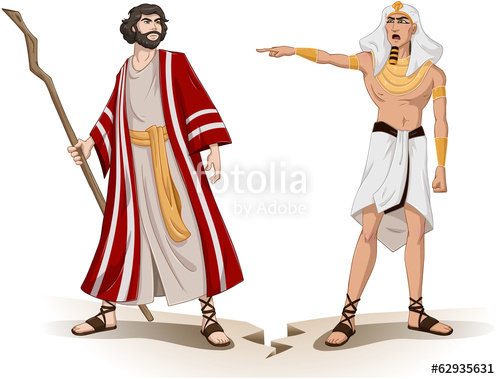 Pharaoh Sends Moses Away For Passover\