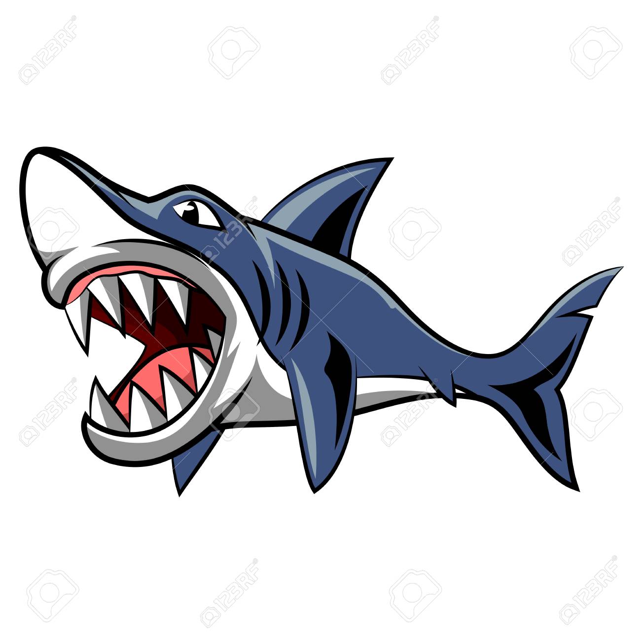 angry shark clipart 20 free Cliparts | Download images on Clipground 2023
