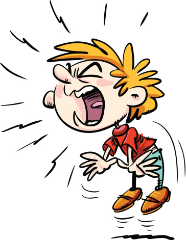 Angry man yelling clipart.